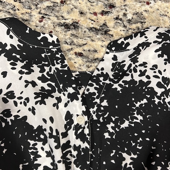 Talbots Tie Front Blouse - Picture 6 of 8